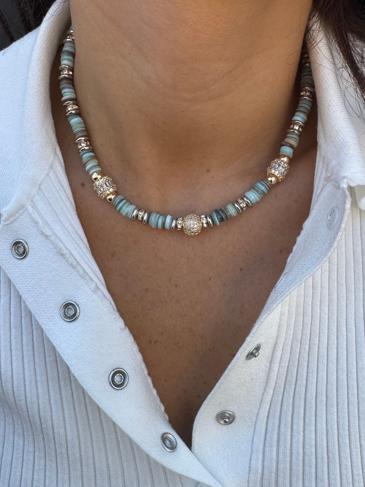 Collier Noa Bleu 🩵