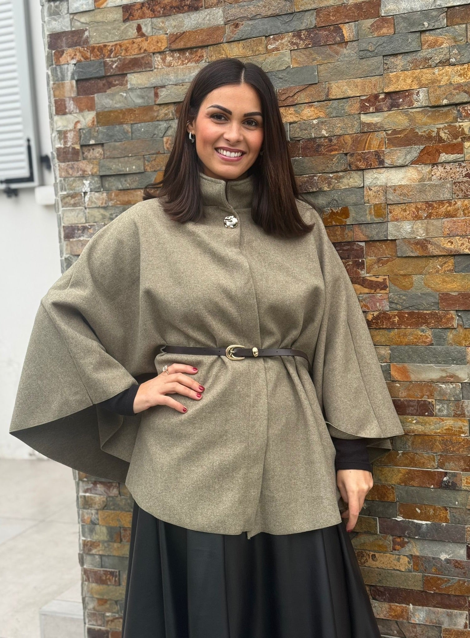 Cape avec ceinture