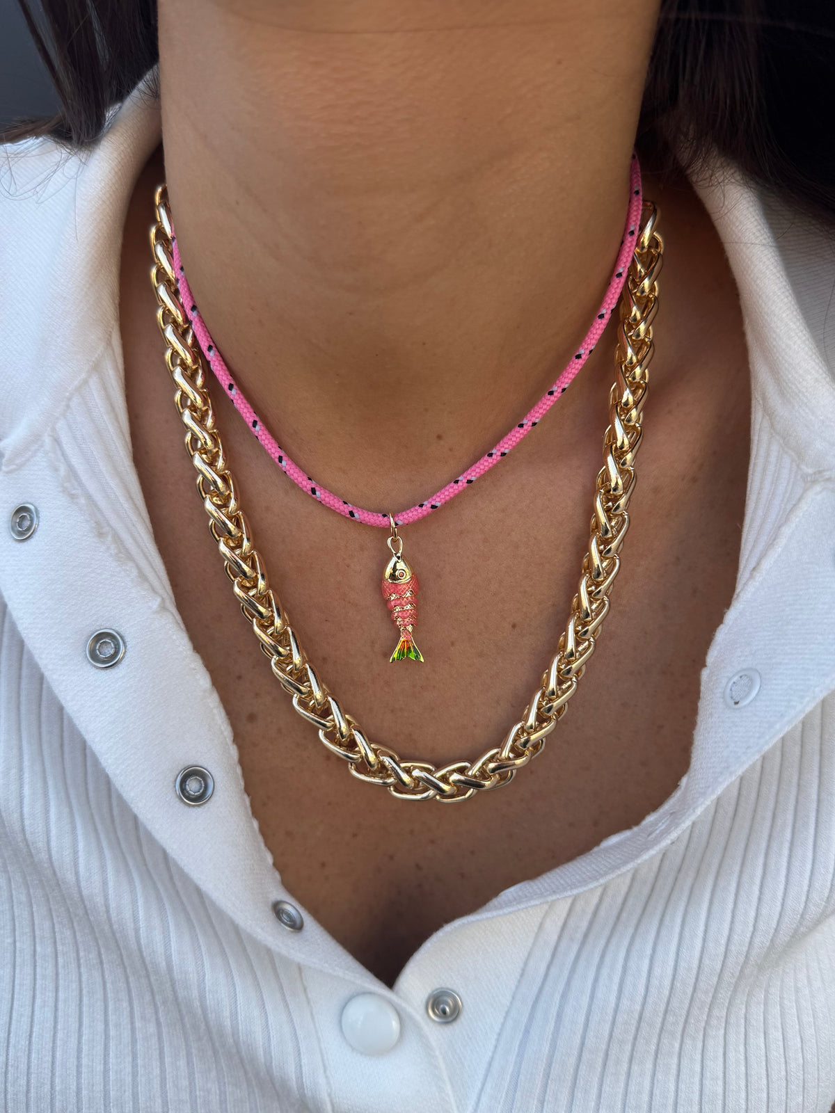 Collier corde poisson 🐠