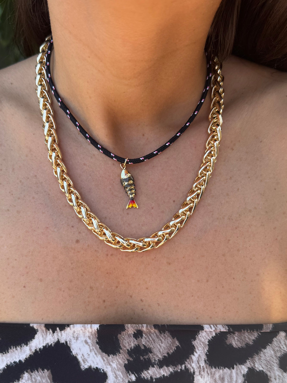 Collier corde poisson 🐠