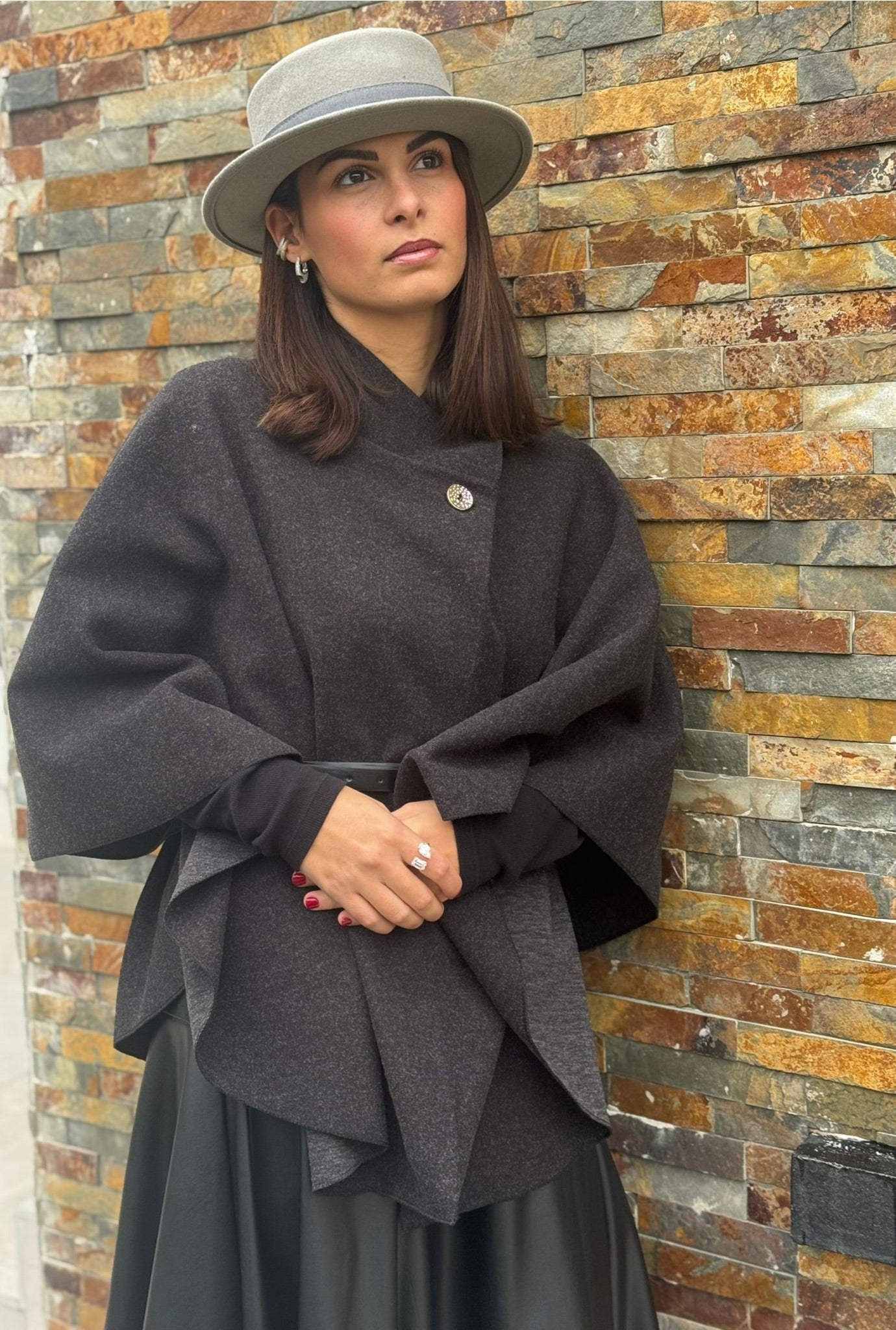 Cape avec ceinture