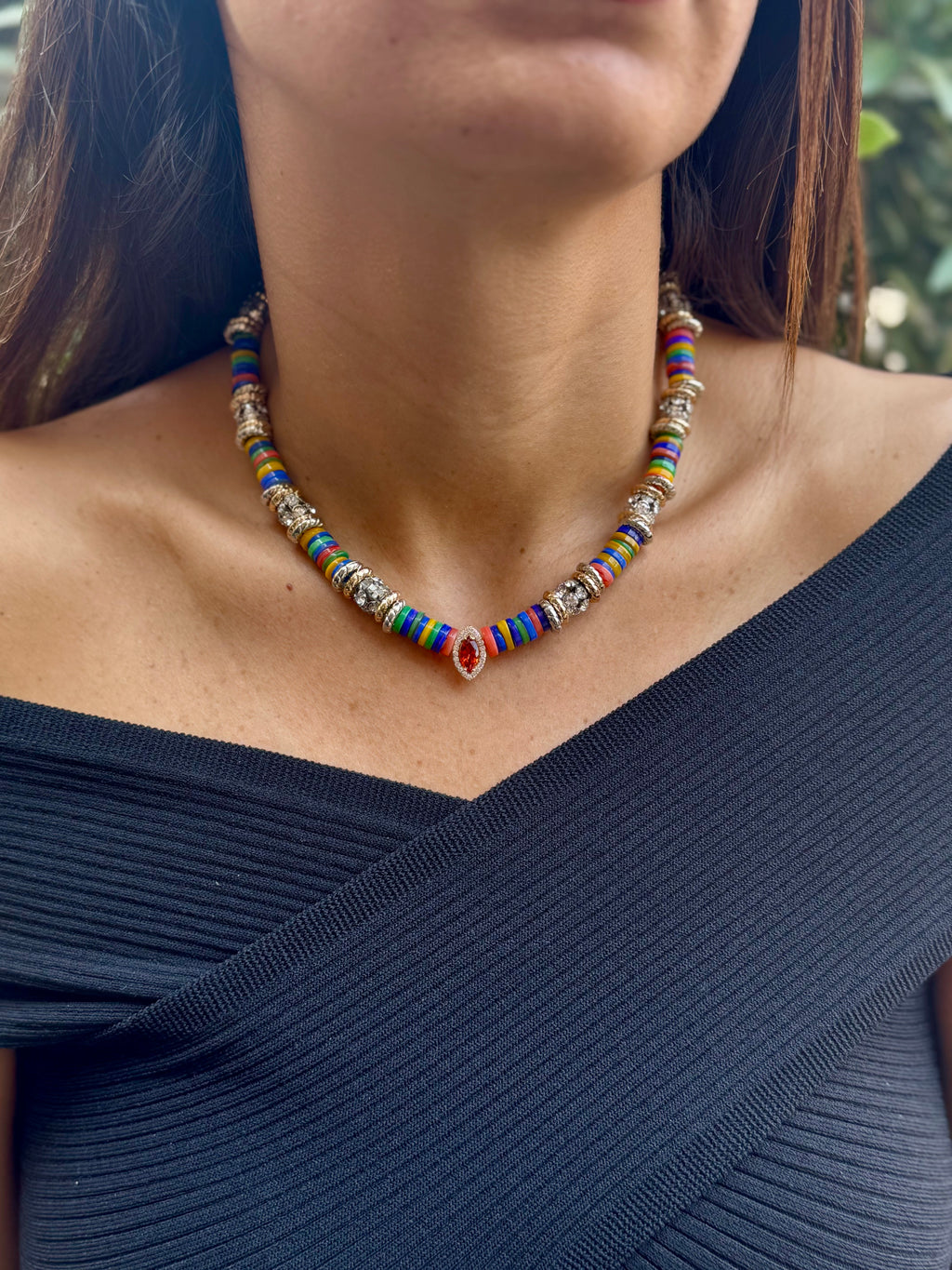 Collier Marquise Multicolore 💙