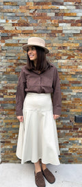 Jupe similicuir