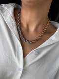 Collier bicolore
