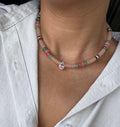 Collier perles avec poire