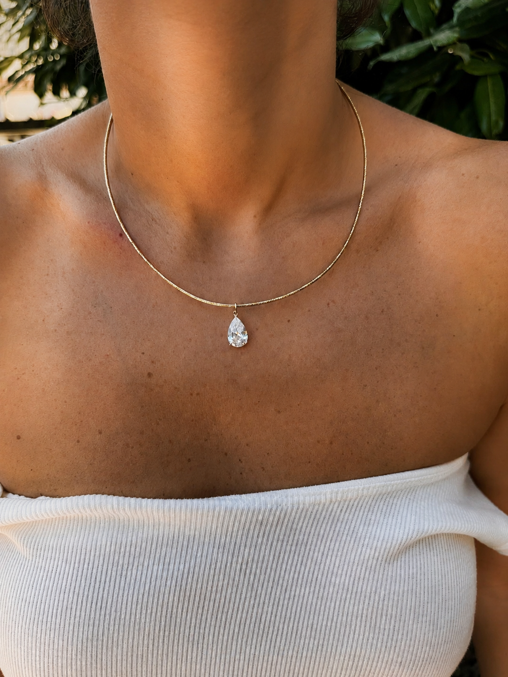 Collier Poire Plaqué Or 💛