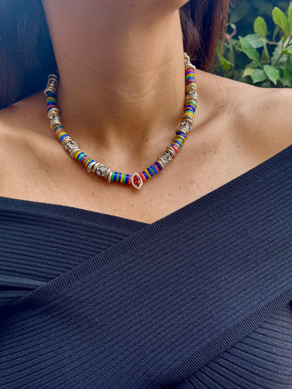 Collier Marquise Multicolore 💙