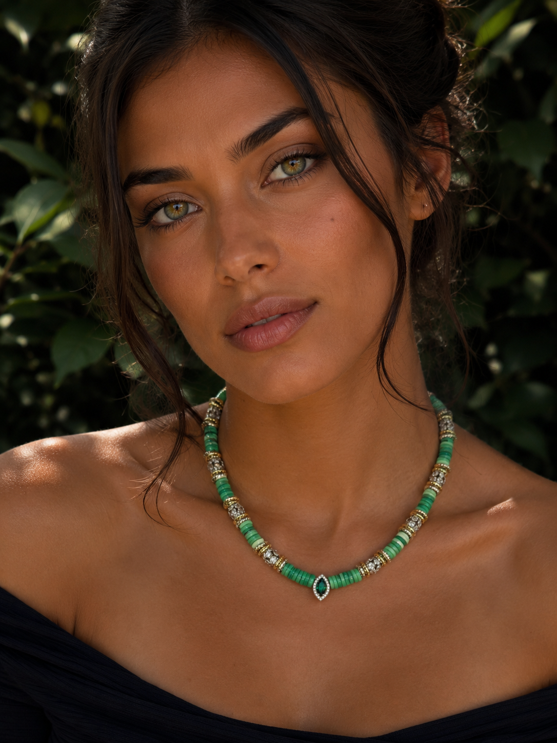 Collier Marquise Vert foncé 💚