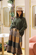 Jupe effet patchwork