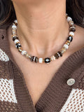 Collier Destroy œil marron